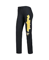 Concepts Sport Women's Gold, Heather Black Pittsburgh Penguins Meter Muscle Tank Top and Pants Sleep Set