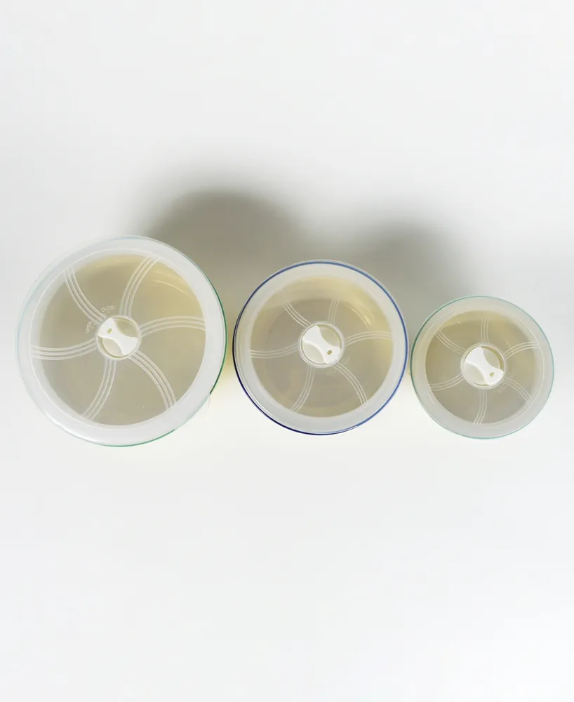 Euro Ceramica Ella Food Storage Containers, Set of 3