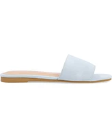 Journee Collection Women's Kolinna Slip On Flat Sandals