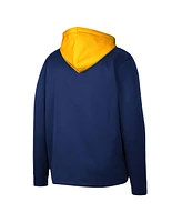 Men's Colosseum West Virginia Mountaineers Luge 3.0 Quarter-Zip Hoodie