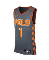 Youth Boys Nike #1 Gray Tennessee Volunteers Icon Replica Basketball Jersey