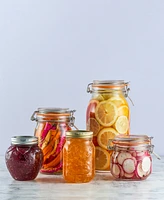 Kilner Round Clip Top Jar 17 oz, Set of 6