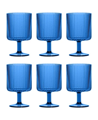 Abode Homewares Mesa Stacking Wine Goblet Set of 6