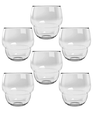 Abode Homewares Stacking Bubble Tumbler  Set of 6