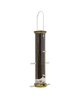 Aspects (ASP402) Quick-Clean Nyjer Tube Bird Feeder, Medium, Antique Brass