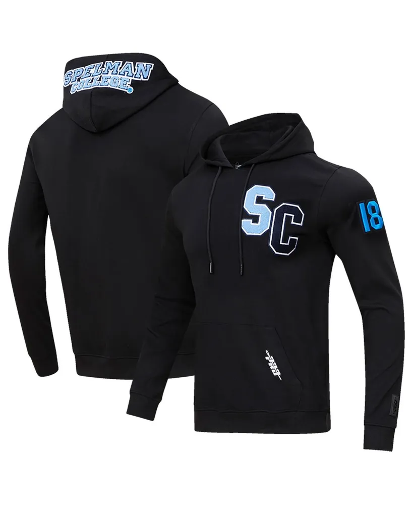 Men's Pro Standard Black Spelman College Jaguars University Classic Pullover Hoodie