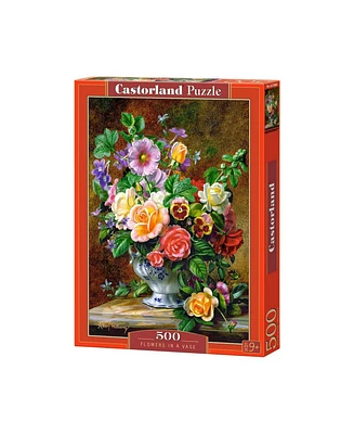 Castorland Flowers in a Vase Jigsaw Puzzle Set, 500 Piece