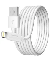 Overtime Apple MFi Certified iPhone 11/Xr/Se/10/8 10ft Charging Cable | Usb to Lightning Cable for iPhone - White