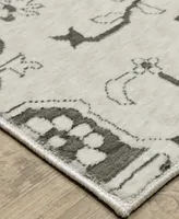 Oriental Weavers Intrigue INT08 3'10" x 5'5" Area Rug