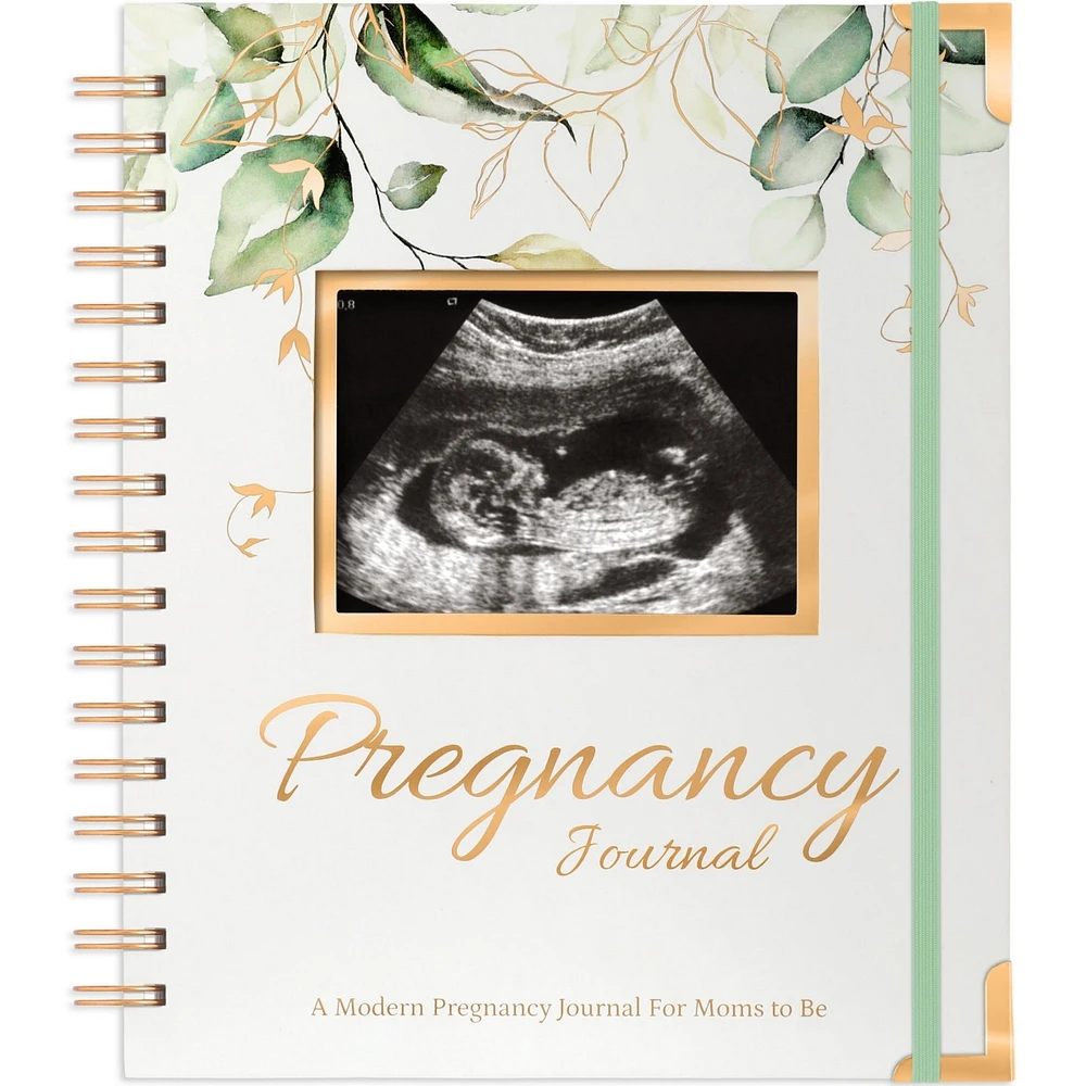KeaBabies Pregnancy Journal Memory Book: Inspire, 90 Pages Hardcover Book, Journals for First Time Moms