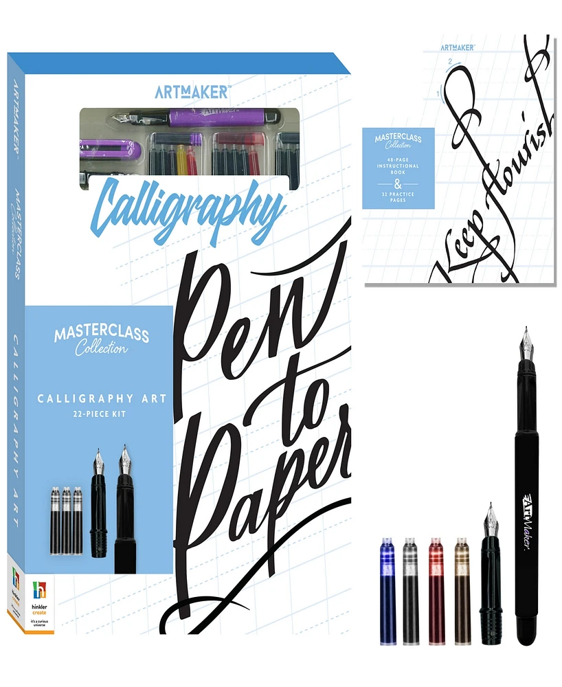 Art Maker Master class Collection Calligraphy Art Kit Beginner To Advanced Calligraphy Calligraphy Guide Calligraphy Equipment Craft Kits Arts And Cra