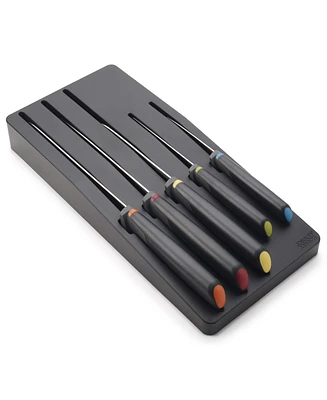 Joseph Joseph Elevate Knives Store 5-Piece Knife Set with in-Drawer Storage Tray