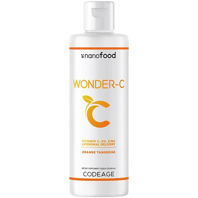Codeage Liquid Vitamin C 1000mg, Vitamins D3, E & Zinc, Rose Hips, Quercetin, Echinacea, Liposomal Vitamin C Supplement, Non-gmo - 16 fl oz