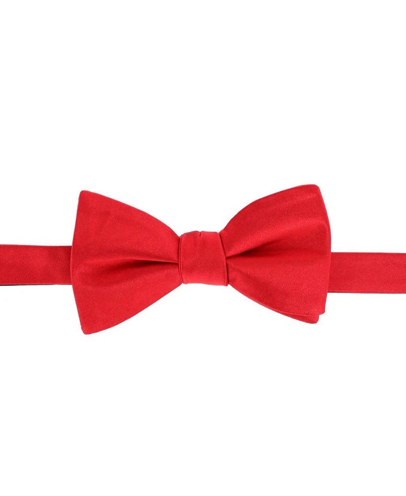 Trafalgar Men's Sutton Solid Color Silk Bow Tie