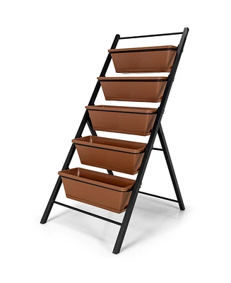 5-tier Vertical Garden Planter Box Elevated Raised Bed