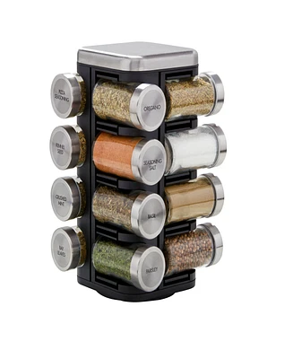 KitchenAid 16 Jar Plaza Spice Rack, Stainless steel