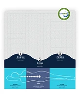 ProSleep 3" Zoned Comfort Memory Foam Mattress Topper with Cooling Cover, Queen, Exclusively at Macy's