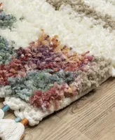 Oriental Weavers Axis AX06A 2'3" x 7'6" Runner Area Rug