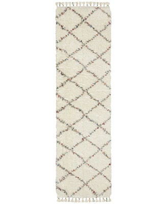 Oriental Weavers Axis AX08A 2'3" x 7'6" Runner Area Rug