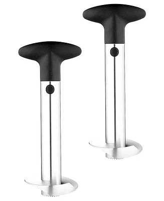 Cheer Collection Stainless Steel Pineapple Corer, 2 Pack