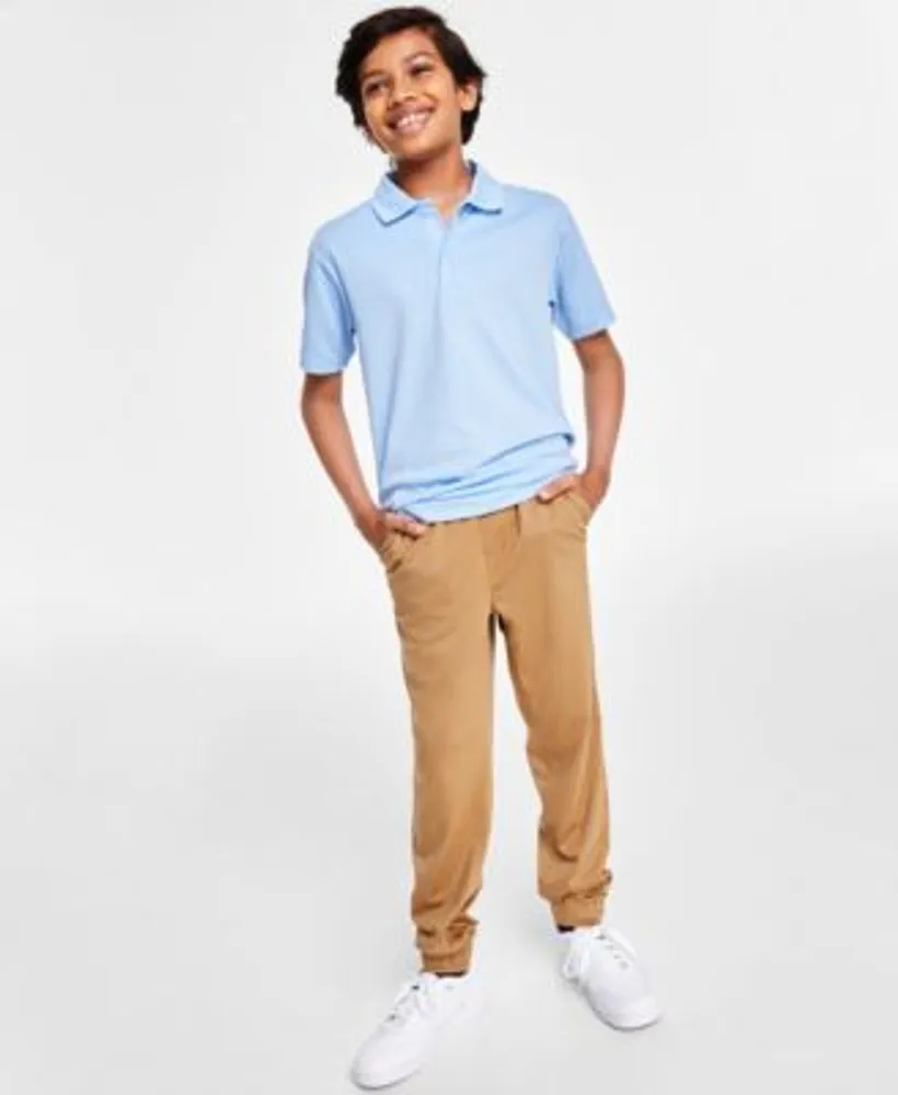 Nautica Big Boys Big Girls Short Sleeve Polo Shirts Performance Drawstring Jogger Pants Performance Scooter Shorts