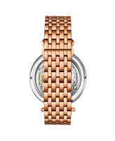 Stuhrling Men's Legacy Rose-Gold Stainless Steel , Rose-Gold Dial , 45mm Round Watch