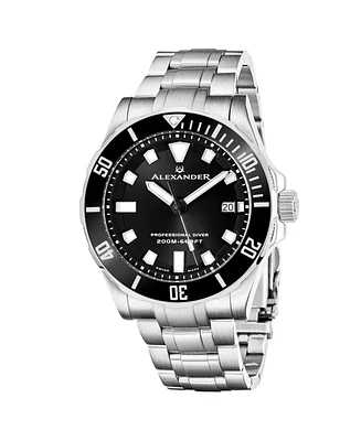 Alexander Men's Vathos Silver-tone Stainless Steel , Dial