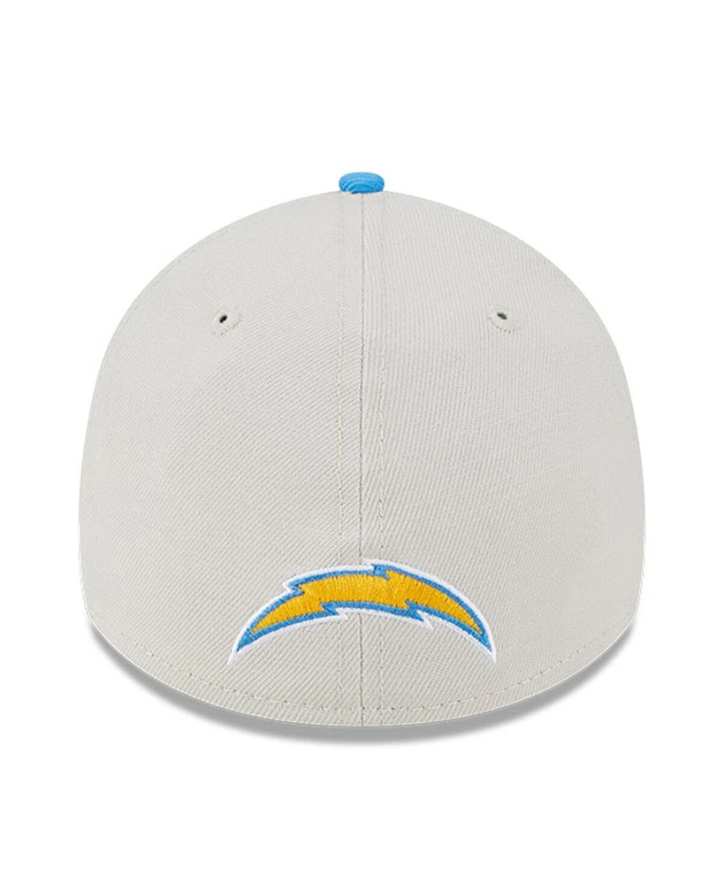 Men's New Era Stone, Powder Blue Los Angeles Chargers 2023 Nfl Draft 39THIRTY Flex Hat