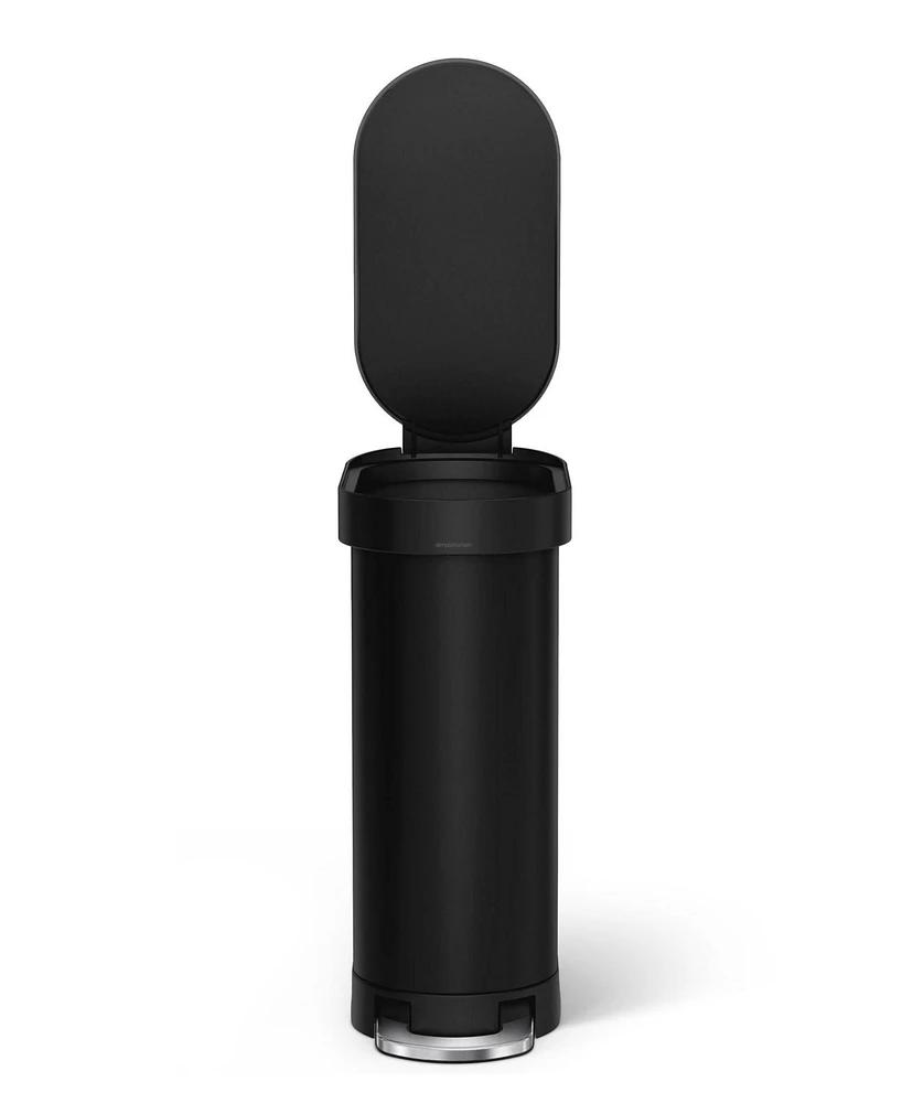simplehuman 45 Liter Slim Kitchen Trash Can with Liner Pocket