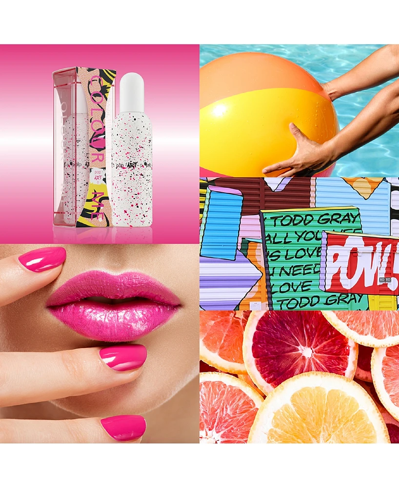 Milton-Lloyd Colour Me Pop Art Eau de Parfum, 3.4 oz.