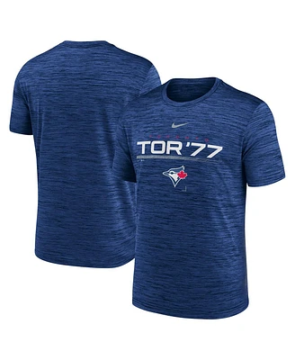 Men's Nike Royal Toronto Blue Jays Wordmark Velocity Performance T-shirt