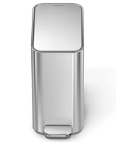 simple human 5 Liter Slim Bathroom Trash Can with Liner Pocket