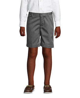 Lands' End Little Boys Plain Front Blend Chino Shorts