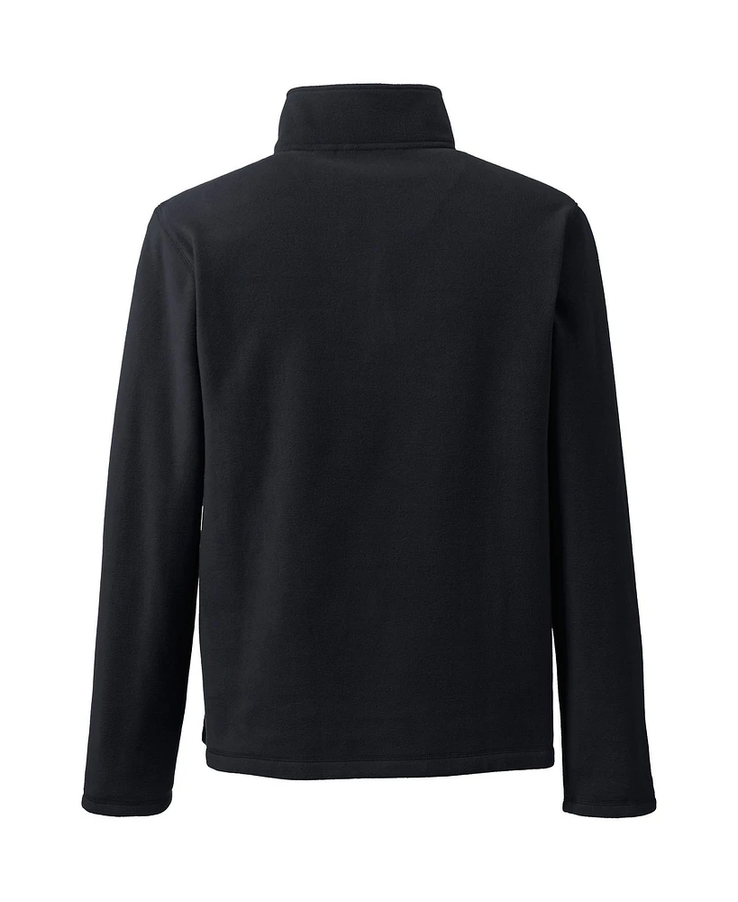 Lands' End Men's Lightweight Fleece Quarter Zip Pullover