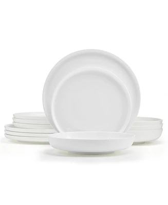 Mikasa Marion Bone China 12 Piece Dinnerware Set, Service for 4