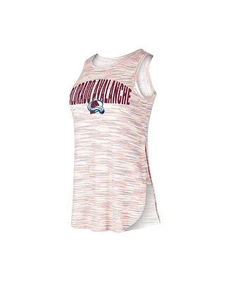 Women's Concepts Sport Colorado Avalanche Sunray Multicolor Tri-Blend Tank Top