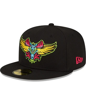 Men's New Era Black Modesto Nuts Copa De La Diversion 59FIFTY Fitted Hat