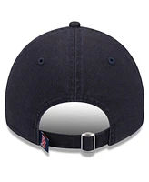 Women's New Era Navy Boston Red Sox Leaves 9TWENTY Adjustable Hat