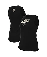 Women's Nike Black Uswnt Futura Tank Top