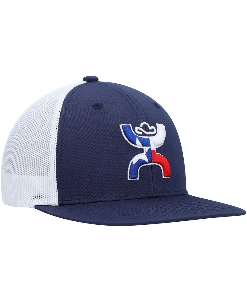Men's Hooey Navy Texican Trucker Snapback Hat