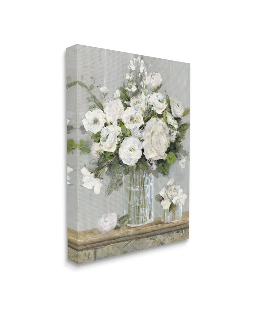 Stupell Industries Country Floral Scene Canvas Wall Art, 24" x 1.5" x 30"