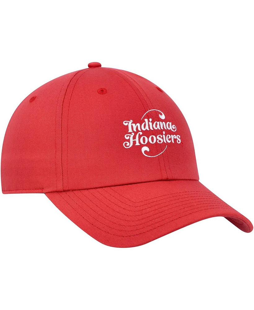 Men's adidas Crimson Indiana Hoosiers Slouch Adjustable Hat