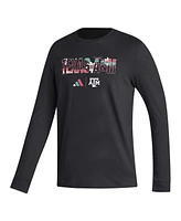 Men's adidas Black Texas A&M Aggies Honoring Excellence Long Sleeve T-shirt