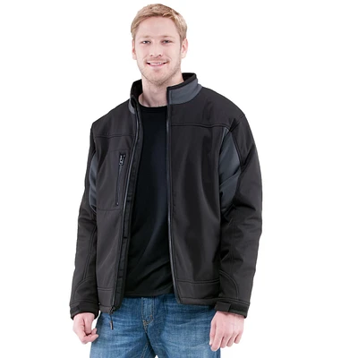 RefrigiWear Big & Tall Insulated Softshell Jacket - Warm Work Coat, Water-Repellent, Windproof, Flexible, Durable Cold-Weather Gear