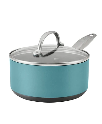 Anolon Achieve Hard Anodized Nonstick 2 Quart Sauce Pan with Lid