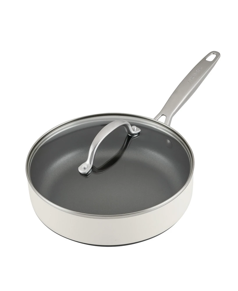 Anolon Achieve Hard Anodized Nonstick 3 Quart Saute Pan with Lid