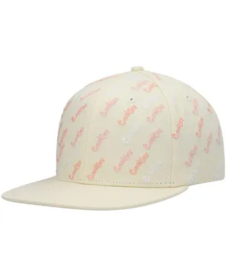 Men's Cookies Cream Triple Beam Allover Print Snapback Hat