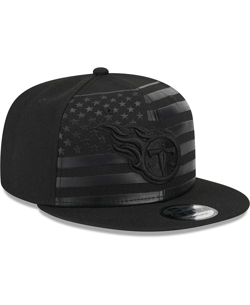 Men's New Era Black Tennessee Titans Independent 9FIFTY Snapback Hat