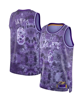 Men's and Women's Nike LeBron James Purple Los Angeles Lakers Select Series Swingman Jersey