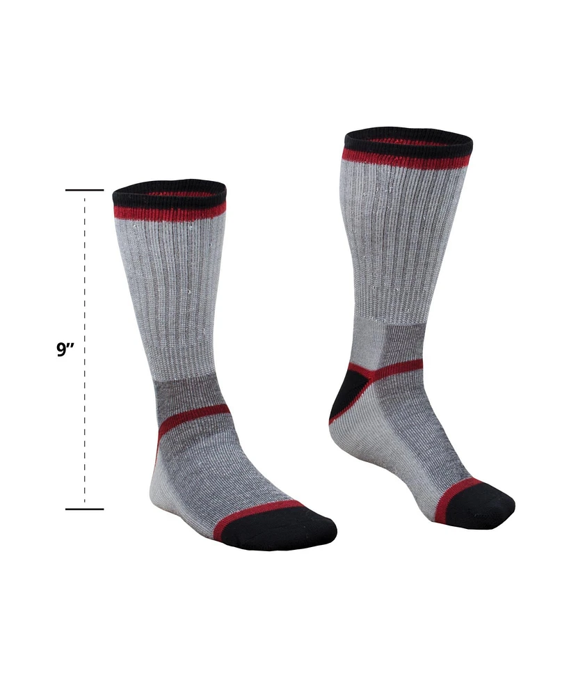 RefrigiWear Men's Men s Performance Sock - Merino Wool, Moisture-Wicking, Reinforced Toe & Heel